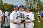 Baseball vs Babson  Wheaton College Baseball players celebrate their victory over Babson to win the NEWMAC Championship for the third year in a row. - (Photo by Keith Nordstrom) : Wheaton, baseball, NEWMAC